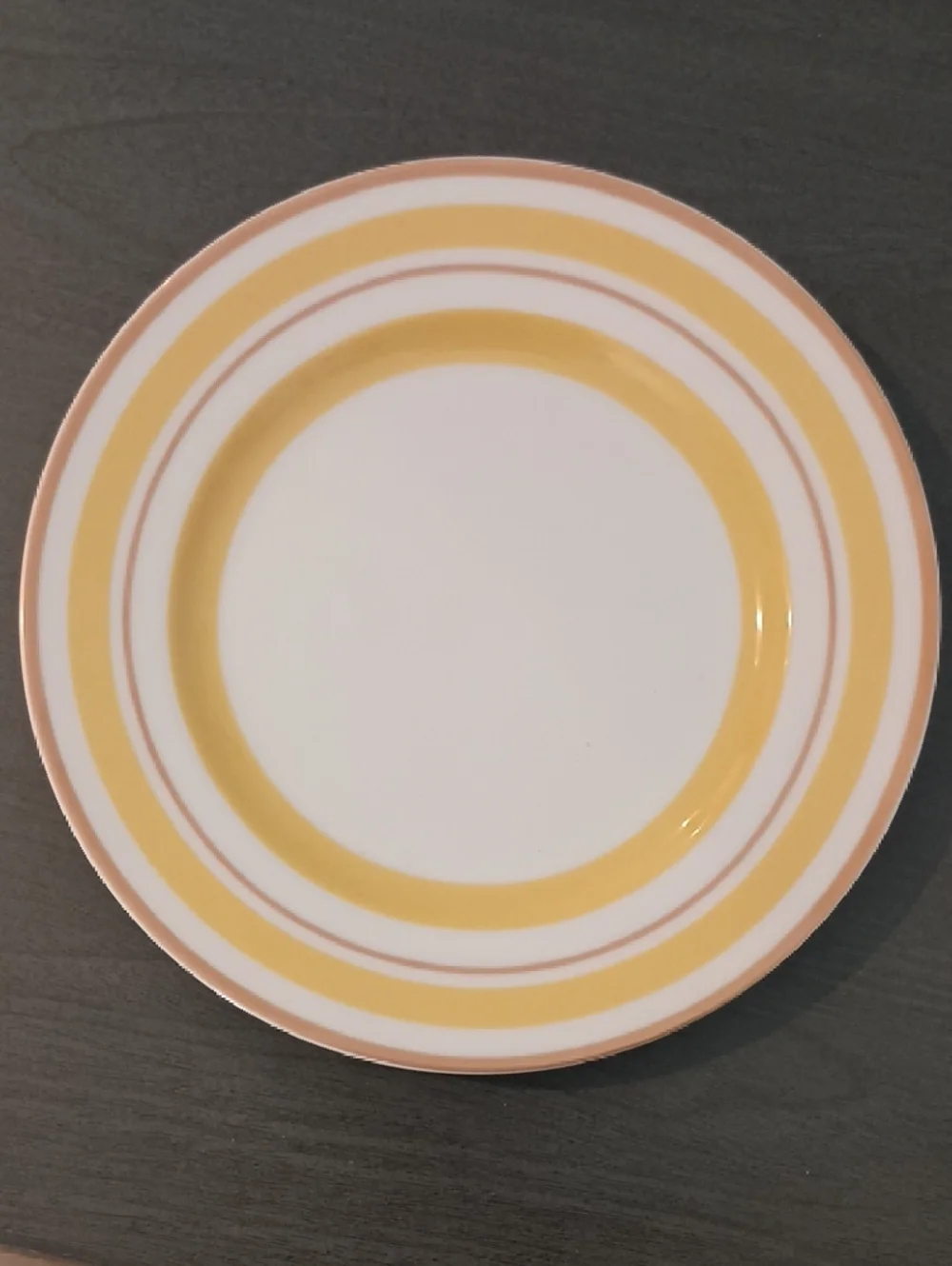Williams-Sonoma Set Of 6 Pastel and Gold Plates